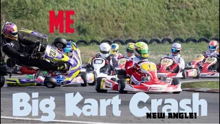 My big kart Crash - New Angle! - Rolling a kart