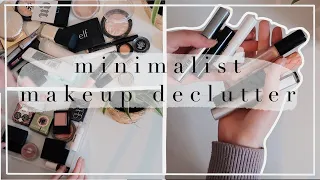 A MINIMALIST MAKEUP DECLUTTER | OVER 50% reduced