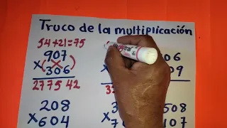 TRUCOS DE LA MULTIPLICACIÓN CON TRES CIFRAS, PASO A PASO 😃😃😃🎈🎈🎈