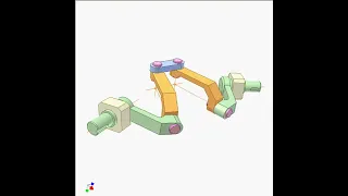 Spherical 4R mechanism 2c480p | Mechanisms |Mechanical Engineering | Design Concepts |