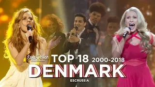 Denmark in Eurovision - Top 18 (2000-2018)
