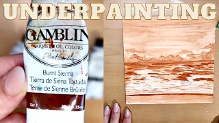 How To Underpaint With Oils | First Stage Of Oil Painting