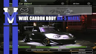 Need For Speed Underground 2: Wide Carbon Body MX-5 Miata | VM PLAYS