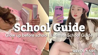 ULTIMATE BACK TO SCHOOL GUIDE 🎀 (school essentials, study tips, makeup, hairstyle and more)