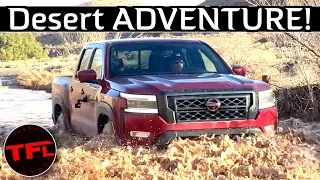 I Take The New Nissan Frontier On an Epic Overland Adventure! 130 Miles on The Mojave Trail