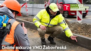 Online exkurze na stavbu VMO ulice Žabovřeská