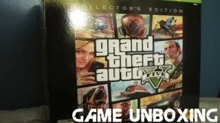 Grand Theft Auto V Collectors Edition Unboxing!! (Xbox 360)