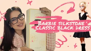 UNBOXING and review Barbie SILKSTONE Classic Black Dress 💕