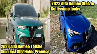 2023 Alfa Romeo Tonale Smallest SUV Holds Promise VS 2023 Alfa Romeo Stelvio Bellissimo looks