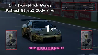 Gran Turismo 7 Money Making Madness! Earn 1.65 Million Dollars PER HOUR! No Cheats, Just Skills!