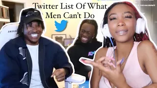 Duke Dennis And Kai Cenat Talk About Twitters List Of What Men CAN'T Do Reaction