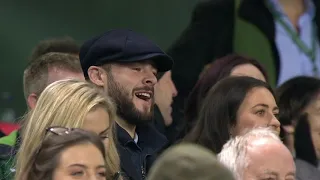 Irish fans belt out Fields of Athenry during historic game. [Ireland vs New Zealand '18]