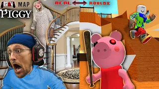 ROBLOX PIGGY but in OUR HOUSE!  Escape the FGTeeV House Tour! (CUSTOM Build Mode Map)