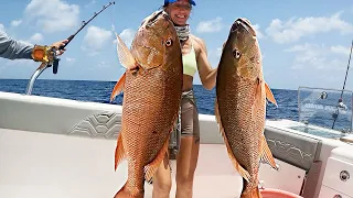 World Class MUTTON Snapper! {Catch, Clean, Cook} South Florida