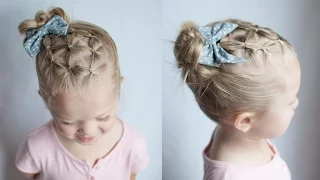 Diagonal Web Into a Top Knot | Q's Hairdos