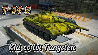 T-34-2 - Có lõi Tungsten thì như bào ? - World of Tanks Blitz ( WoT Blitz )