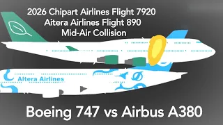 2026 Chipart Airlines Flight 7920 - Altera Airlines Flight 890 Mid Air Collision (Error Horror)