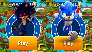 Sonic Dash - Movie Sonic vs Sonic.exe vs All Bosses Zazz Eggman - Gameplay