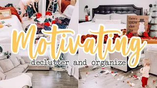 MOTIVATING CLEAN WITH ME // DECLUTTERING AND ORGANIZING