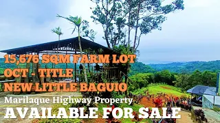 #vlog180 Farm Lot For Sale 1.5Hectares Property in New Little Baguio Marilaque w/ Sea of Clouds View