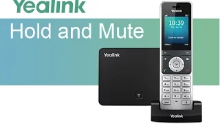 How to Hold and Mute Calls: Yealink W60P / W56P Business IP DECT Phone