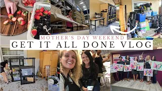 GET IT ALL DONE WITH ME !  Mothers day weekend! Meal prep ! Carport declutter / huge project.