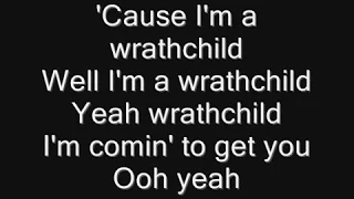 Iron Maiden - Wrathchild Lyrics