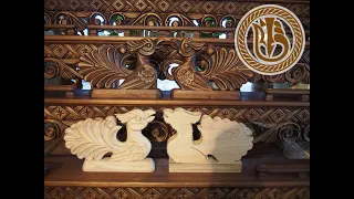 Wood carving  Земля   матушка