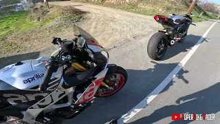 Ducati Panigale V4 Superbike VS Aprilia Tuono V4 Supernaked