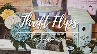 Thrift Flips • Trash to Treasure • Simple Spring Upcycles Using Salvaged Items • Upcycled Decor
