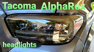 Toyota Tacoma AlphaRex headlights