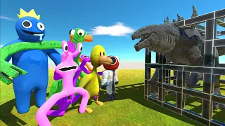 Rainbow Friends Rescue New Unit Zilla - Animal Revolt Battle Simulator