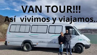 Van tour!!Sprinter 413.Te decimos como es viajar y vivir en una casita con ruedas🤗#motorhome#vantour