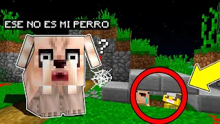 ESE NO ES MI PERRO NUNCA NOS ENCONTRARA EN ESTE ESCONDITE | Michi y Bebe Noob en MINECRAFT ESCONDITE