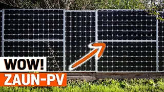 ZaunPV: Solarstrom mit dem Gartenzaun ernten