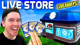 [LIVE] 🔴 Member Giveaway Stream | Live TCG Store | Ripping Packs!