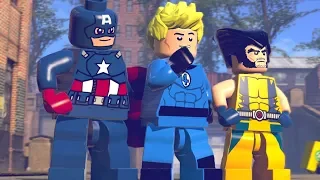 LEGO Marvel Super Heroes Walkthrough Part 7 - Destroyer Boss Fight