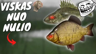 VISKAS NUO NULIO! PŪGŽLIAI! #473 Russian fishing 4