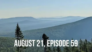 August 21, 2022, Crocker Cirque Campsite, South Crocker, North Crocker to Maine 27 & Maine Roadhouse