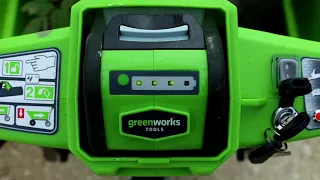 Тестируем самоходную электрическую садовую тележку Greenworks G40GC и аккумуляторную мойку GDC40