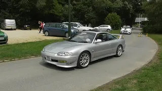 Japanese Cars Leaving a Car Show  July 2023, (pt3)