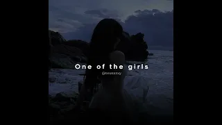 the weeknd - one of the girls (slowed + reverb)