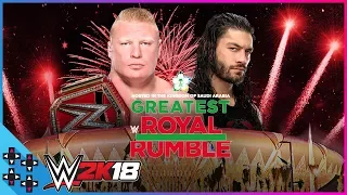 Greatest Royal Rumble: Brock Lesnar vs. Roman Reigns - Universal Title Cage Match - WWE 2K18 Sims