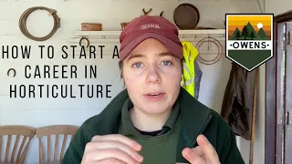 How to start a career in horticulture