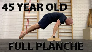 45 YEAR OLD Learns the Full Planche Ep1