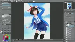 Let's create an illustration : Coloring variations | Watercolor|CLIP STUDIO PAINT