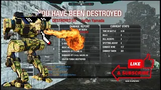 Mechwarrior Online: Viper SCALESHOT VPR-SCS(LGD) - 417 Damage at Grim Plexus; Completely Unskilled!