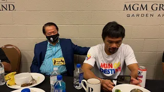 Manny Pacquiao After weigh in