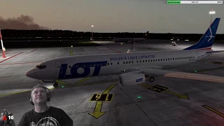 |P3Dv4.3| |B738| Kraków-Balice Airport (EPKK) → Barcelona International Airport (LEBL)  |Vatsim|