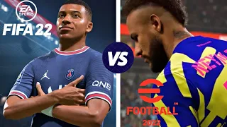 eFootball 2022 Mobile VS FIFA 22 Mobile